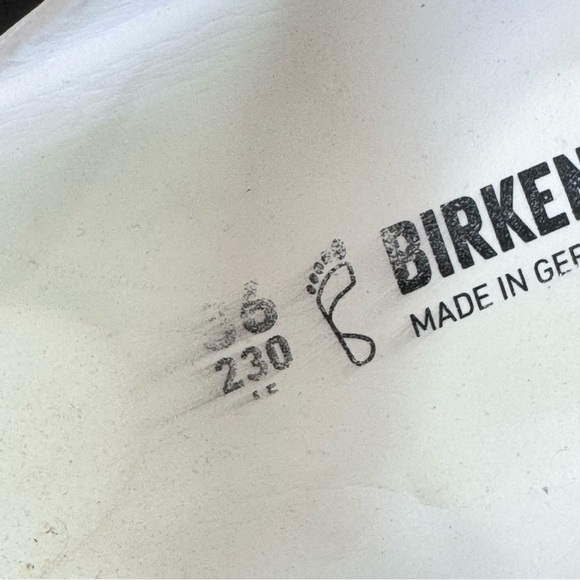 Birkenstock  Gizeh White EVA Regular Width Sz 36 Sandals - Picture 8 of 9